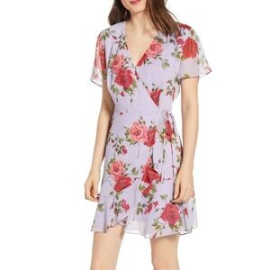 Floral Wrap Dress